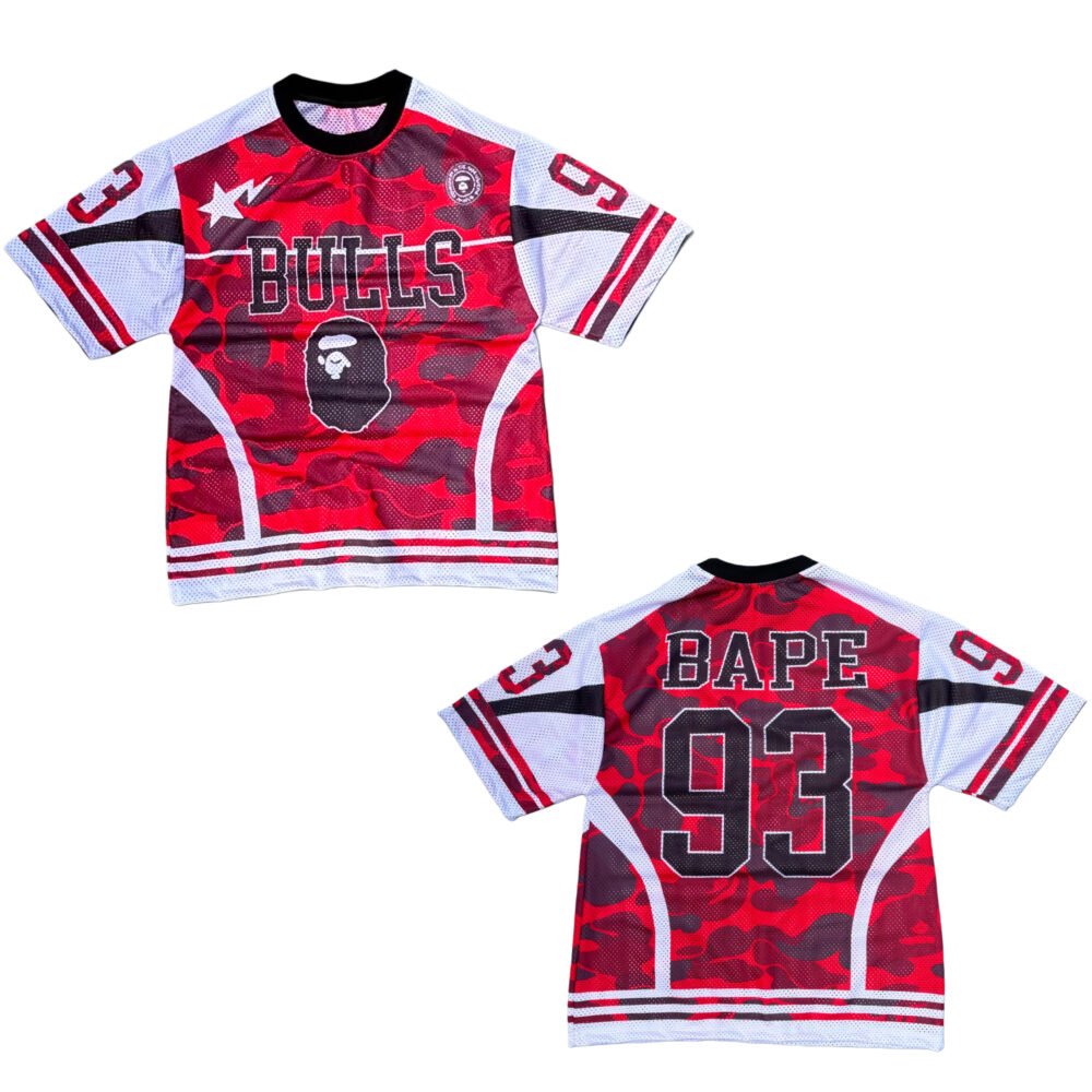 Bulls Bape Red