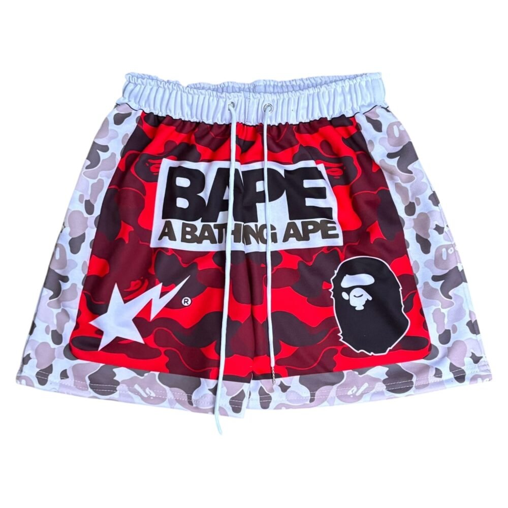 Bape Red White