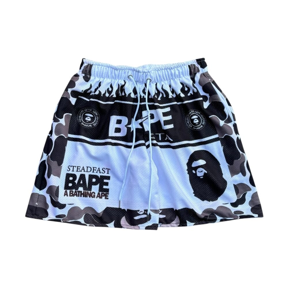 BAPE Black White