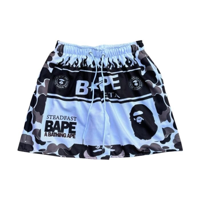 BAPE Black White