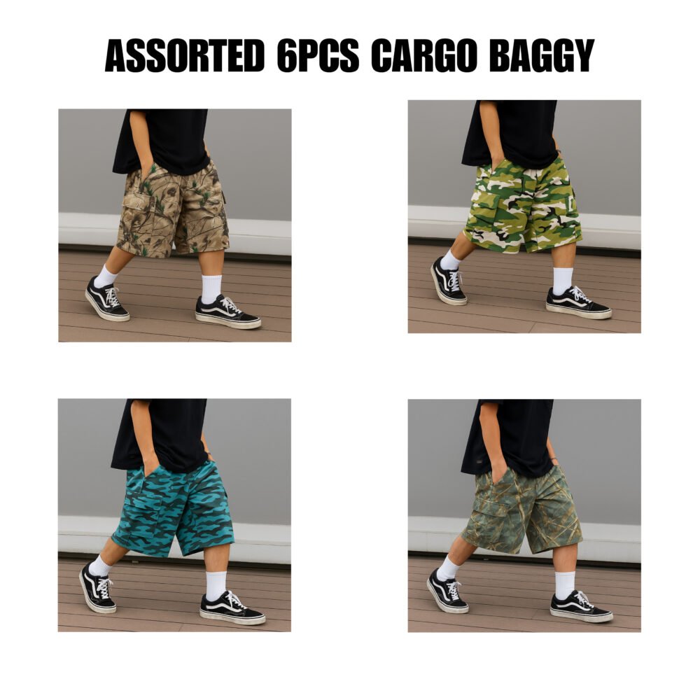 BAGGY SHORTS 6 PCS ASSORTED BUNDLE #1