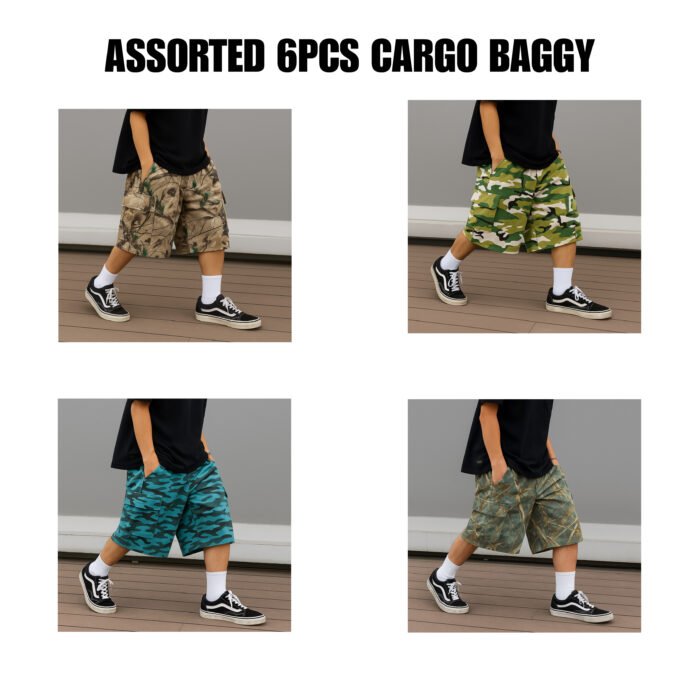 BAGGY SHORTS 6 PCS ASSORTED BUNDLE #1
